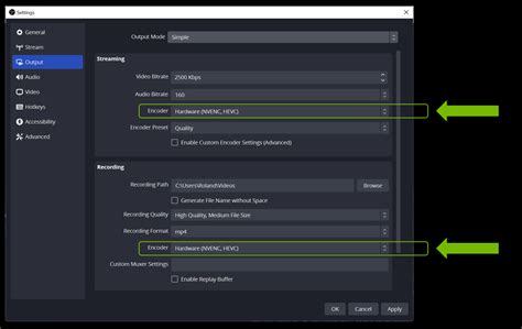 turning on nvenc card smart encoding|nvenc camera background.